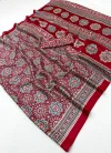 Pure Ajrakh 048 By Rajtex Modal Satin Ajrakh Print Sarees